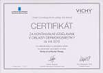 Certifikát - dermokosmetika